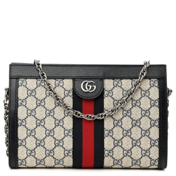 100% Authentic!! GUCCI GG monogram supreme medium shoulder - Clutch / Crossbody - Picture 2 of 13